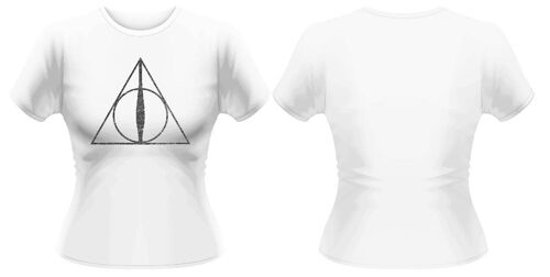 Harry Potter - T-Shirt Fille Deathly Hallows (L)