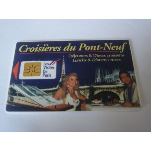 Carte " Croisières Du Pont-Neuf " - Les Visites De Paris