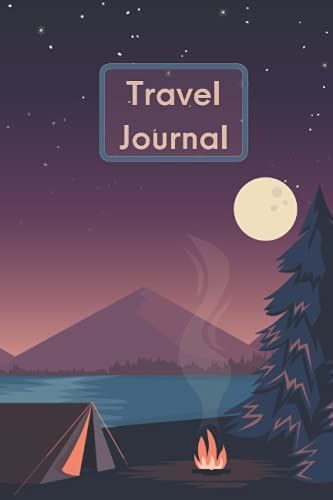 Travel Journal With Lined Pages: Camping Vacation Notebook With 100 White Lined Pages