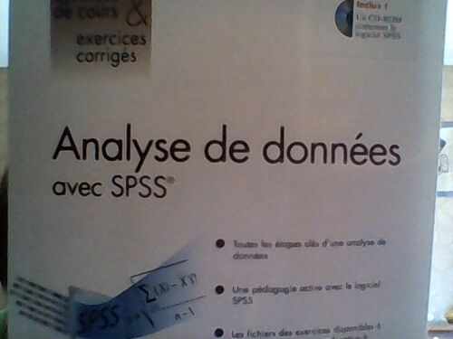 Analyse De Données Avec Spss - (1 Cd-Rom)