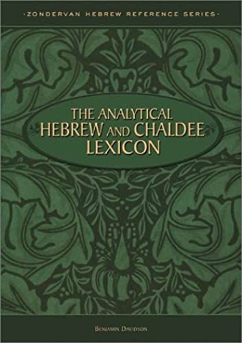 Analytical Hebrew And Chaldee Lexico