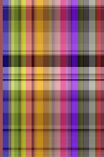 Plaid Journal: With Lined Pages - Pretty Colorful Plaid