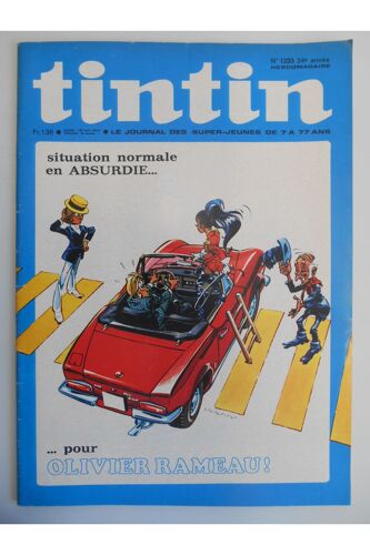 Journal De Tintin N°1233 24ème Année 15/06/1972 / Collectif / Réf20930