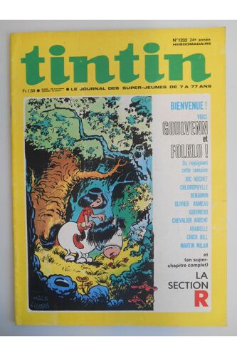 Journal De Tintin N°1232 24ème Année 8/06/1972 / Collectif / Réf20959