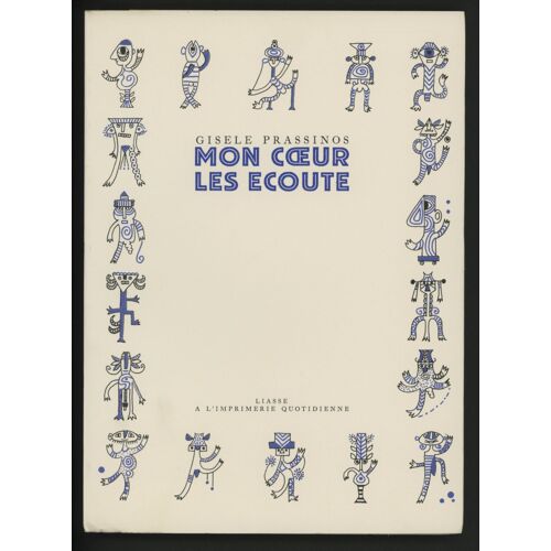 Mon Coeur Les Écoute  - Edition Originale De 1982 