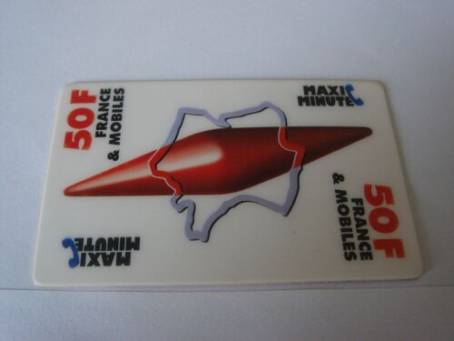 Carte Téléphone - Maxi Minute - France & Mobiles - 50 F