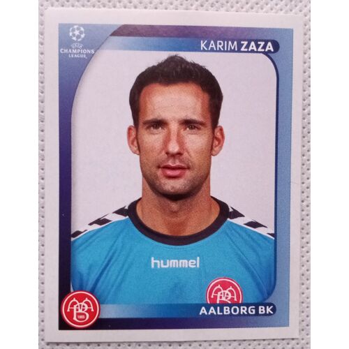 Uefa Champions League 2008 / 2009 - Aalborg Bk N°27 Karim Zaza - Foot, Autocollant, Sticker, Image, Vignette Panini