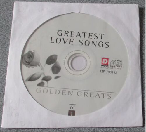 Golden Greats - Greatest Love Songs - Cd 1 - Compilation Disky 2001 De 25 Titres - Artistes Divers - Sans Jaquette Et Sans Boitier