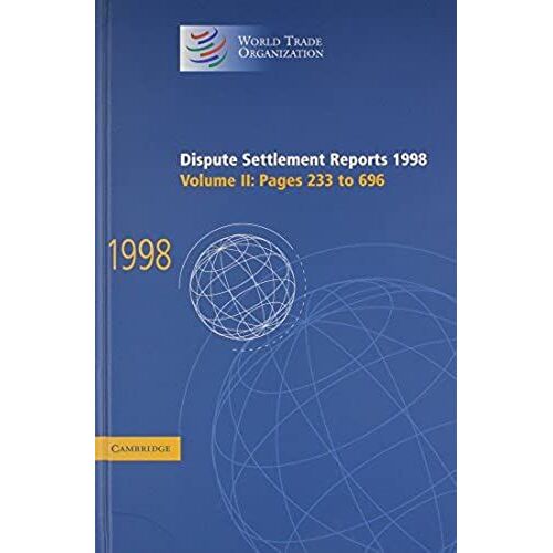 Dispute Settlement Reports 1998: Volume 2, Pages 233-696