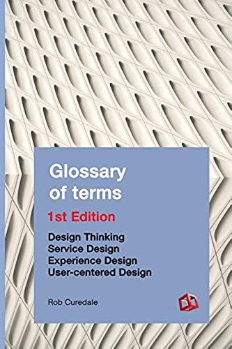 Glossary Of Terms: Design Thinking Service Design Experience Design User-Centered Design