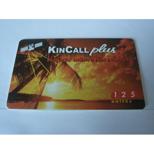 Carte Prépayée - Kincall Plus - Vous Avez Raison D E^Tre Solidaire - 125 U