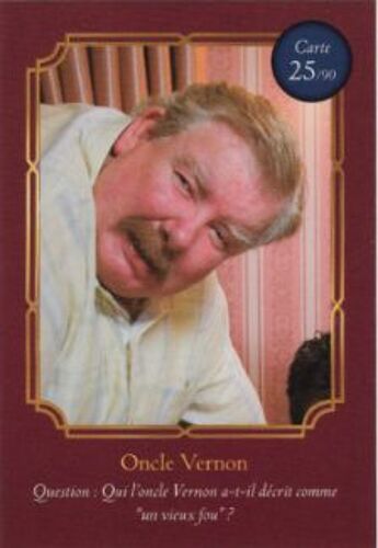 Carte À Collectionner Collector Harry Potter Wizarding World - 25 - Oncle Vernon / Auchan 2021 