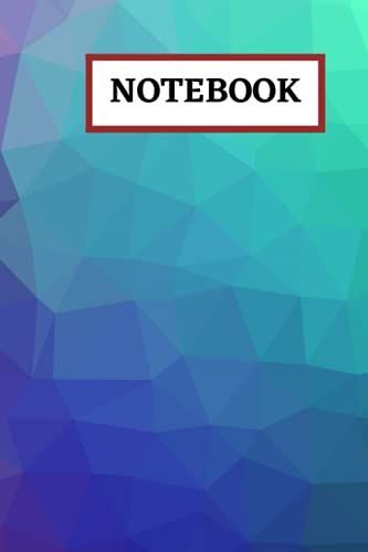 Notebook: Cute Blue And Pink Floral Notebook Blank Lined Journal