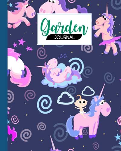 Garden Journal: Garden Journal Cute Unicorn Cover, Gardening Planner, Garden Diary And Record Book | 120 Pages, Size 8" X 10" Cute Unicorn Cover Design By Hilmar Walter
