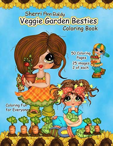 Sherri Ann Baldy Veggie Garden Besties Coloring Book