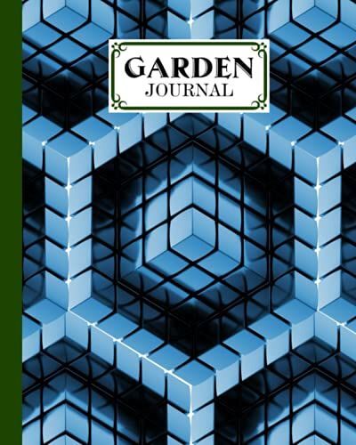 Garden Journal: Garden Journal Hexagons Cover, Gardening Planner, Garden Diary And Record Book | 120 Pages, Size 8" X 10" Hexagons Cover Design By Heinz-Georg Reichel