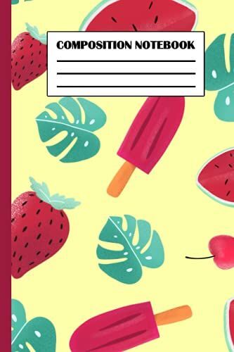 Notebook For Note Taking: A Colorful Fruits And Leaves Notebook. A Perfect Journal For Journaling And Brainstorming, A Good Gift For A School Notebook.