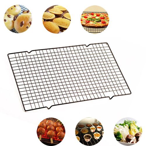 Four Antiadhésif En Acier Inoxydable T1 28x25,5 Cm, Plaque De Cuisson Résistante, Sans Danger Pour La Torréfaction, La Cuisson Et Le Grillage