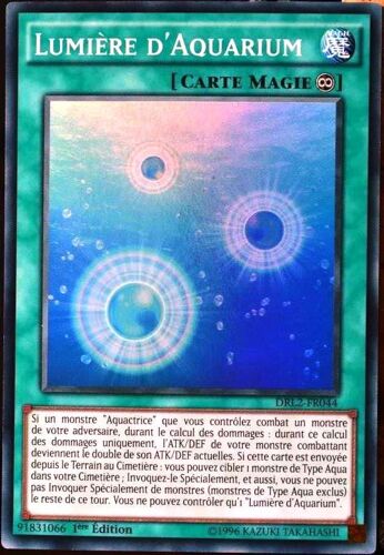 Carte Yu-Gi-Oh Drl2-Fr044 Lumière D'aquarium Neuf Fr