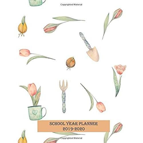 School Year Planner 2019-2020: Lesson Plotter For Teachers - August-July Academic Year - Weekly & Monthly Action Plans - Large Size Organizer - Stylish Cover