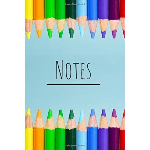 Notes - Baby Blue Notebook, (6 X 9) Ruled Pages Book: 120 Lined Pages, 60 Sheets