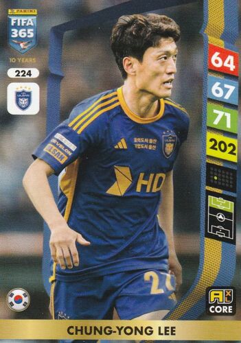 Carte Foot Panini - Adrenalyn Xl Football - N° 224 - Fifa 365 2025 - Chung-Yong Lee - Ulsan
