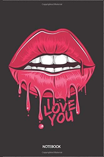 Sexy Woman Lips Style Journal Notebook Souvenir Diary: 100 Blank Ruled Pages 6x9 Inch: Women Girls Fashion Style Lips Journal Quotes Diary Notebook Graphic Design Gifts And Souvenir, Fashion Style Not