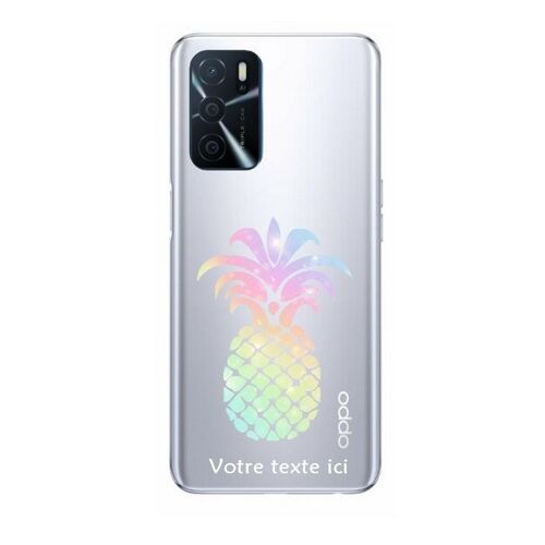 Coque Oppo A16 Et A16s Ananas Tie And Dye 1 Personnalisee