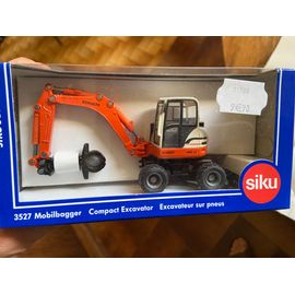 Excavateur Sur Pneus Schaeff Siku 3527 1/50-Siku-Siku