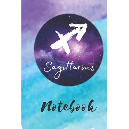 Sagittarius Sign Notebook: Astrology Journal With 8 Zodiac Coloring Book Pages | Best Birthday Witchy Gift For Adults, Teens & Kids Diary For Dream ... Birth Chart Constellations & Occult Symbols