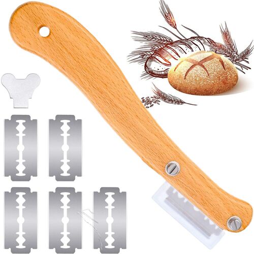 Jxcutter-Couteau À Pâte À Lame Avec Manche En Bois, Outil De Cuisine, Avec Subdivision, Pour Jxexecutive