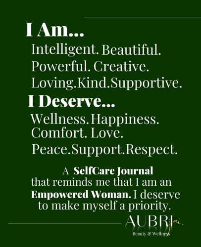 A Self-Care Journal By Aubrijai.