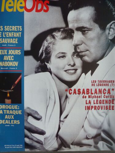 Télé Obs 1762, Humphrey Bogart - Ingrid Bergman Cover + Article, Nabokov ... 