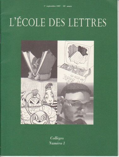 L' École Des Lettres / Collèges -  1er Septembre 1997 - Fiches D'évaluation+ Séquence Didactique -