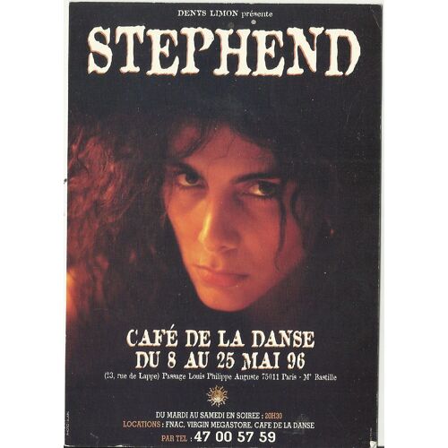 Stephend Café De La Danse Du 8 Au 25 Mai 96