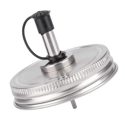 Couvercle De Bec De Pot De Maçon Amovible, Avec Joint En Silicone, Couvercle De Bouteille, Ouverture Étroite Pour L'huile D'olive