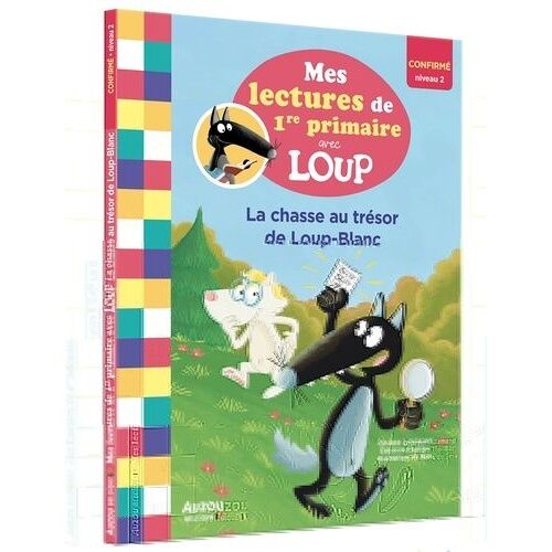 Mes Lectures De 1re Primaire Avec Loup - La Chasse Au Trésor De Loup-Blanc - Confirmé Niveau 2