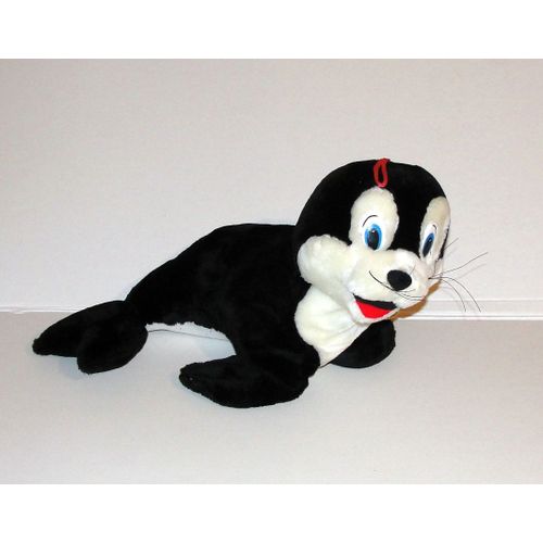 Peluche Phoque Noir Et Blanc Dodo D'amour Mgm