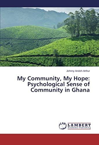 My Community, My Hope: Psychological Sense Of Community In Ghana