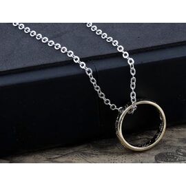 Collier Bague + Collier Anneau Unique Or Seigneur Des Anneaux - Le Moins Cher Du Net
