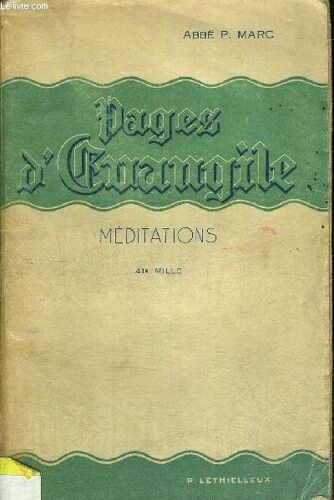 Pages D Evangile - Meditations