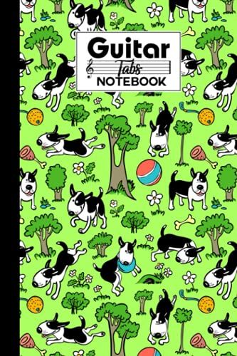 Guitar Tab Notebook: Guitar Tab Notebook Dog Cover, Blank Guitar Tab Manuscript Paper, 120 Pages - Size 6" X 9" By Herbert Heinrich