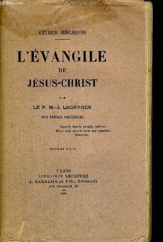 Etudes Bibliques - L Evangile De Jesus Christ