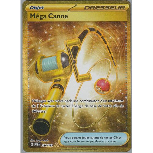Carte Pokémon - Méga Canne - 276/193 - Secrète-Rare Gold - Ev2 Evolutions À Paldea