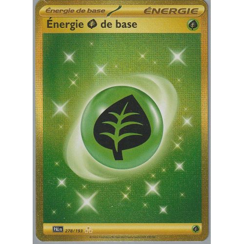 Carte Pokémon - Energie De Base - 278/193 - Secrète-Rare Gold - Ev2 Evolutions À Paldea