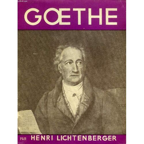 A La Gloire De... Goethe