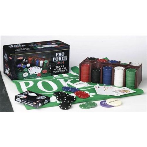 Poker Coffret Métal Tout En 1