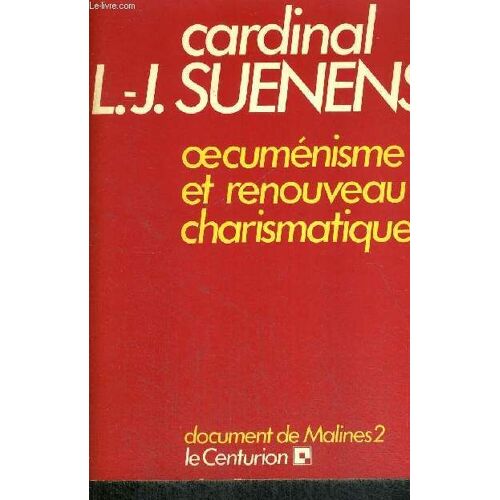 Oecumenisme Et Renouveau Charismatique