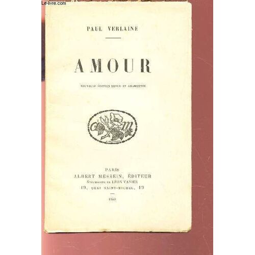 Amour / Nouvelle Edition Revue Et Augmentee
