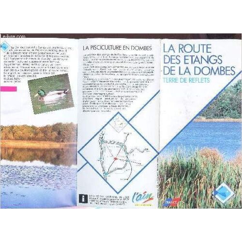 Plaquette Depliante De La Route Des Etangs De La Dombes - Terre De Reflets